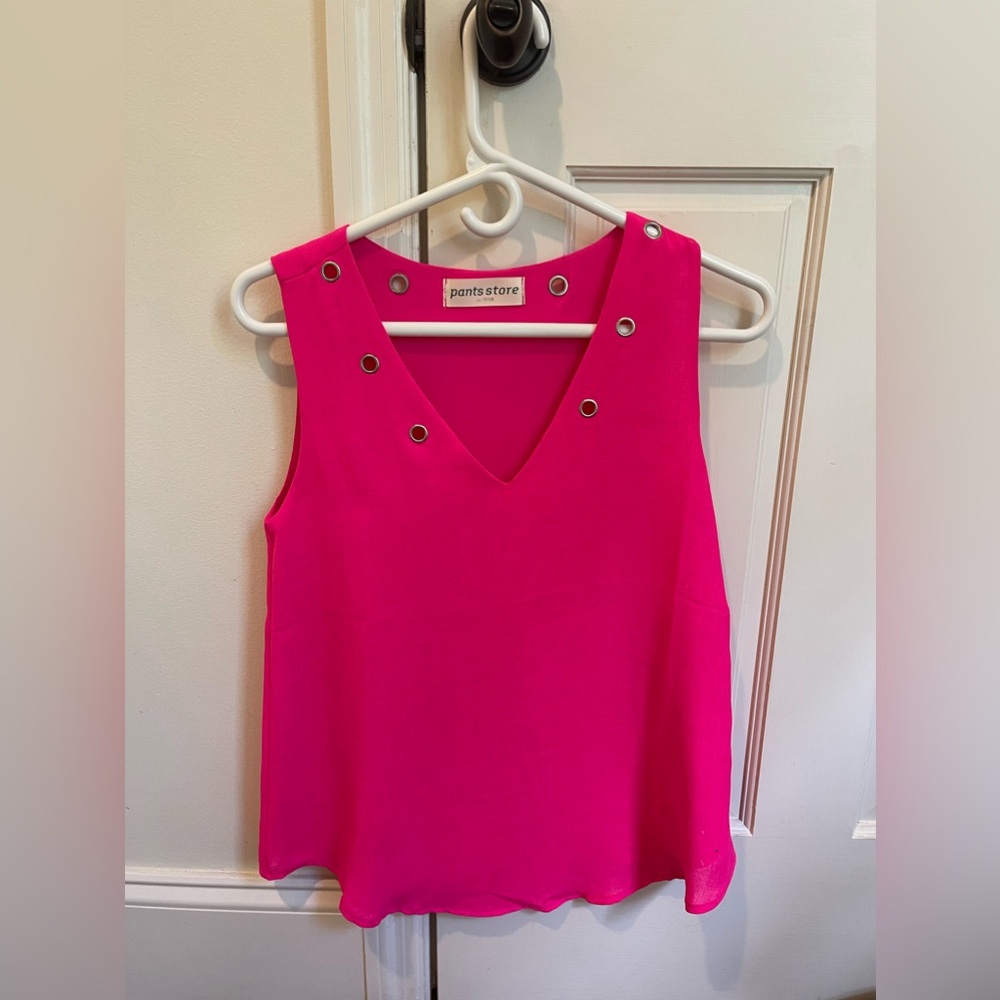 Pants Store Pink Tank/Blouse